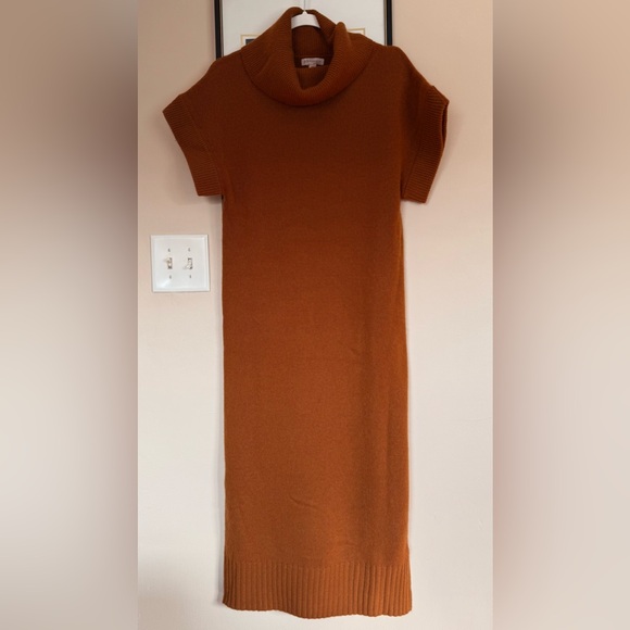 philosophy Turtleneck Cashmere Midi Dress - Picture 5 of 6